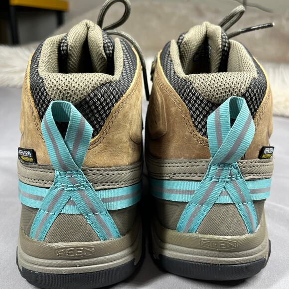 Keen Targhee III Mid Waterproof Boot Womens Sz 8.5 Coconut/Porcelain Sty 1026333 - Picture 5 of 16